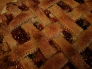 Flaky crust of deliciousness...I'm guessing.